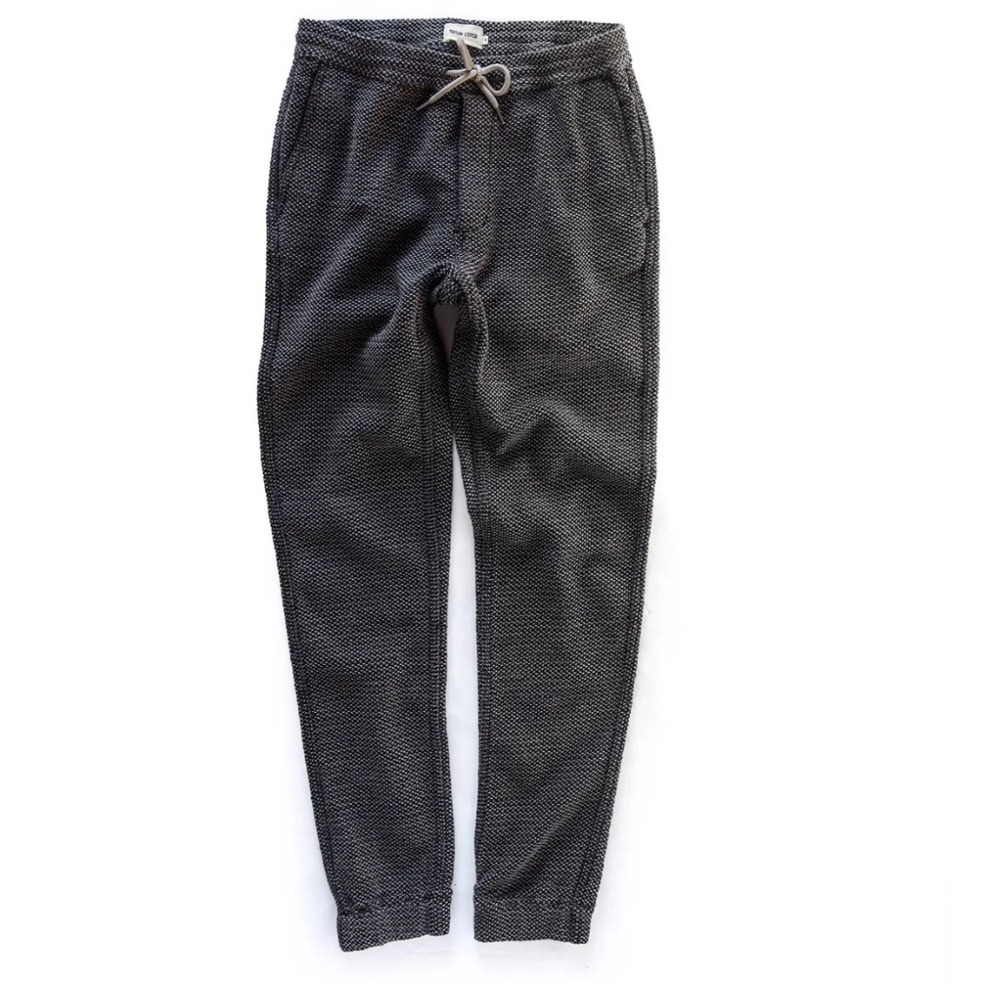 The Après Pant, Taylor Stitch in Charcoal Sashiko